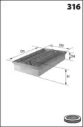 LUCAS FILTERS lfaf384 -  Воздушный фильтр